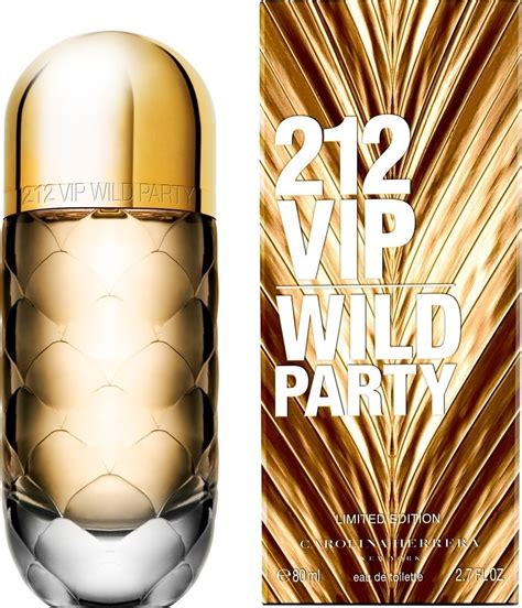 212 vip wild party feminino eau de toilette|carolina herrera 212 vip.